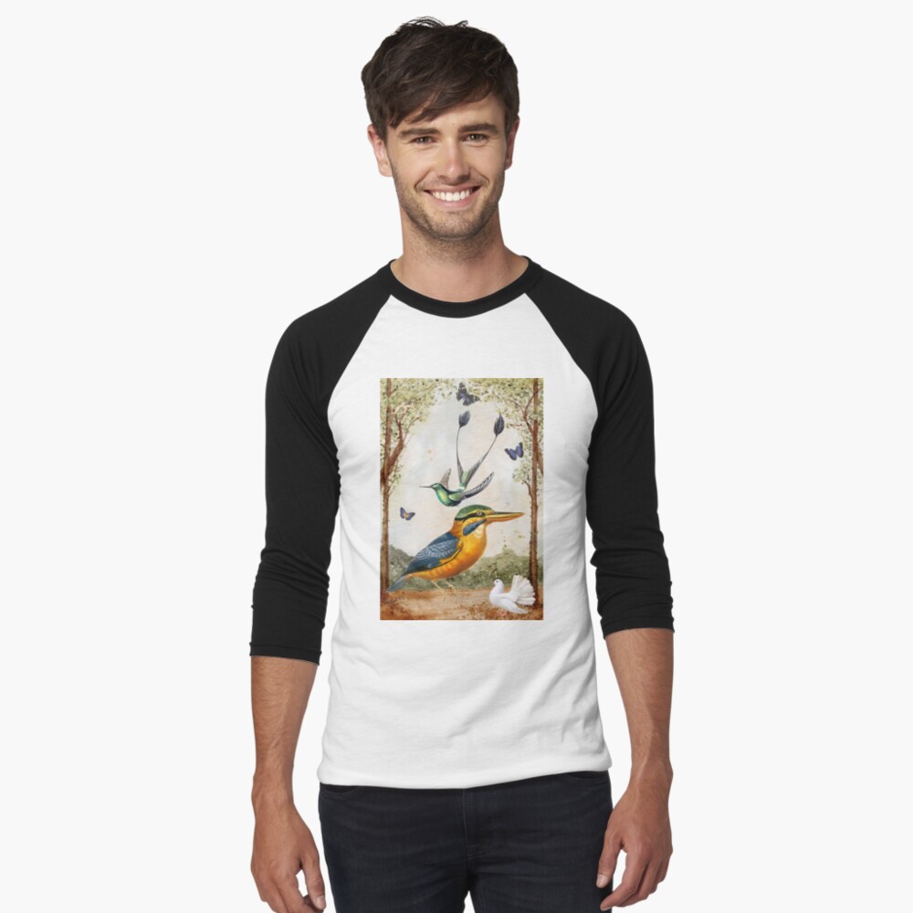 Item preview, Baseball ¾ Sleeve T-Shirt designed and sold by sommerart.