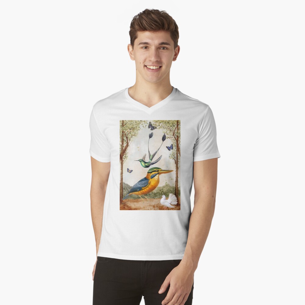 Item preview, V-Neck T-Shirt designed and sold by sommerart.