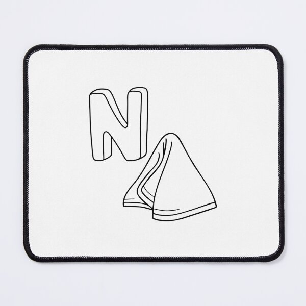 Item preview, An Illustration of letter N stand for Napkin designed and sold by rasagamastore.