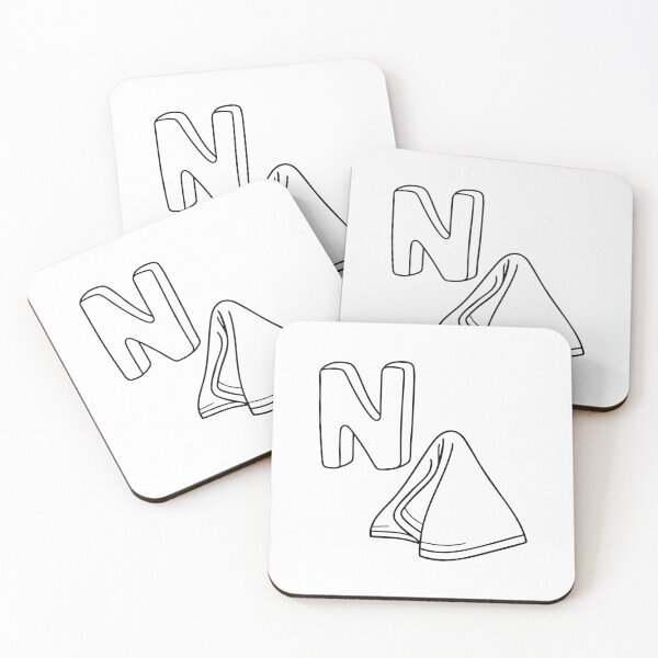 Item preview, An Illustration of letter N stand for Napkin designed and sold by rasagamastore.