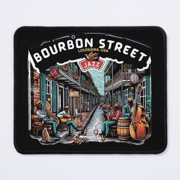 Item preview, Bourbon Street, Louisiana USA designed and sold by Myra365Art.