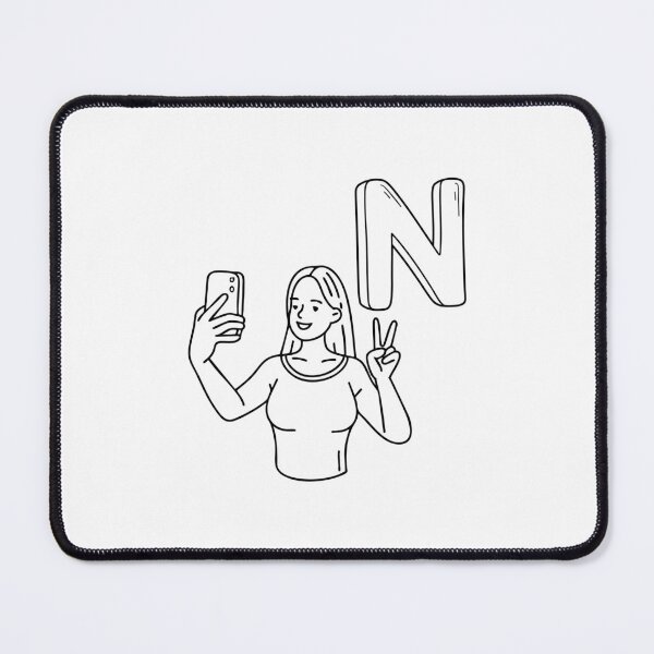 Item preview, An Illustration of letter N stand for Narcissistic designed and sold by rasagamastore.