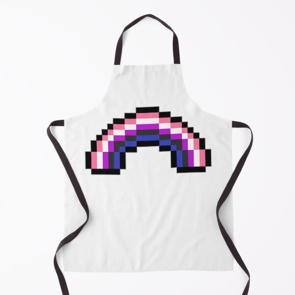 Item preview, Pixel Rainbow Design in Gender Fluid Pride Flag Colors designed and sold by LiveLoudGraphic.