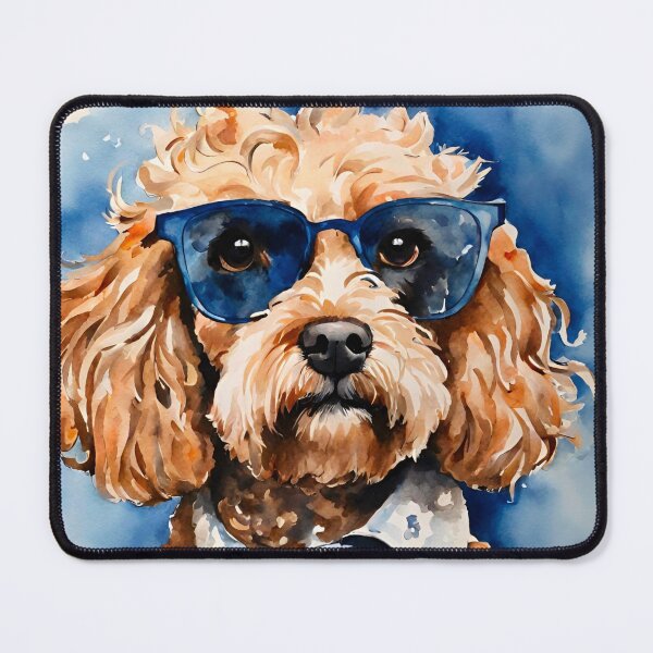 Item preview, Dapper Dood, Funny Doodle Dog Illustration designed and sold by Happy Dog Doodles.