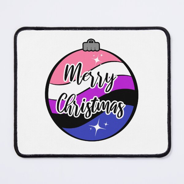 Item preview, Christmas Ornament in Gender Fluid Pride Flag Colors designed and sold by LiveLoudGraphic.