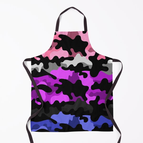 Item preview, Seamless Repeating Camouflage Textured Gender Fluid Pride Flag Pattern designed and sold by LiveLoudGraphic.