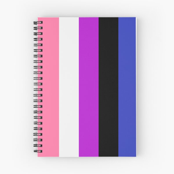 Item preview, Vertical Repeating Gender Fluid Pride Flag Pattern designed and sold by LiveLoudGraphic.