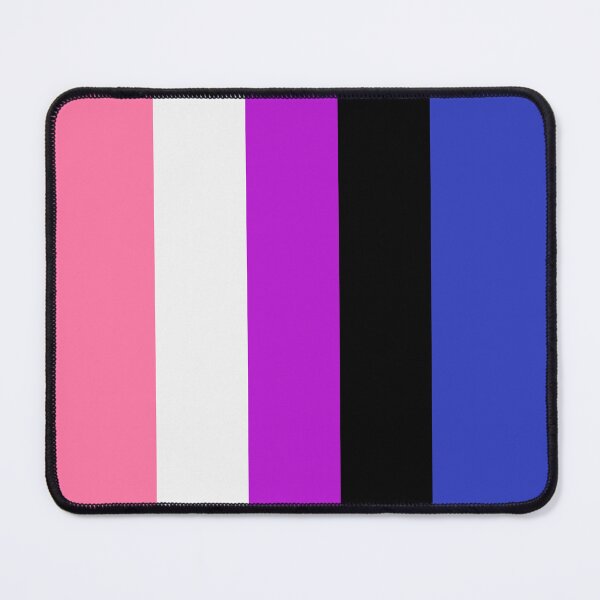 Item preview, Vertical Repeating Gender Fluid Pride Flag Pattern designed and sold by LiveLoudGraphic.