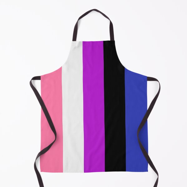 Item preview, Vertical Repeating Gender Fluid Pride Flag Pattern designed and sold by LiveLoudGraphic.