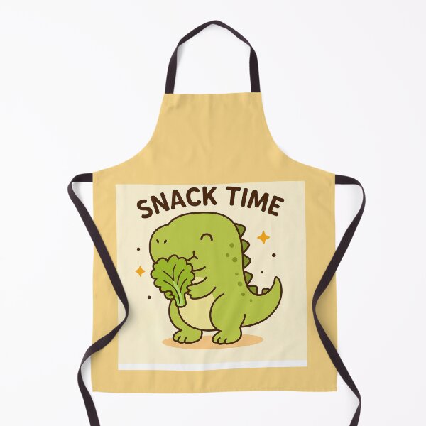 Item preview, Snack Time Dino – Cute Healthy Eating Dinosaur Art designed and sold by Puretrendsetter.