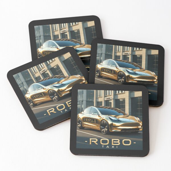Item preview, Tesla robo taxi designed and sold by TEEJAMBOREE.