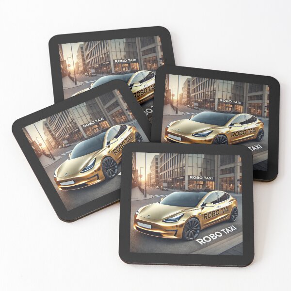 Item preview, Tesla robo taxi designed and sold by TEEJAMBOREE.