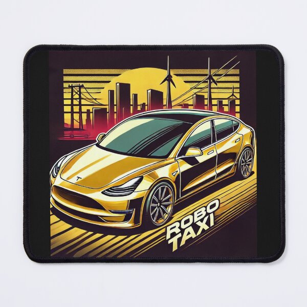 Item preview, Tesla robo taxi designed and sold by TEEJAMBOREE.