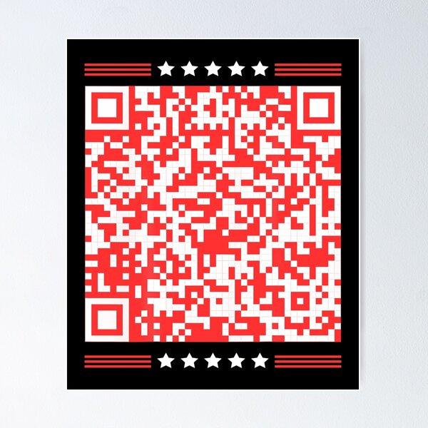 Artikel-Vorschau von Trump Dance QR-Code, designt und verkauft von Spaceslafr.
