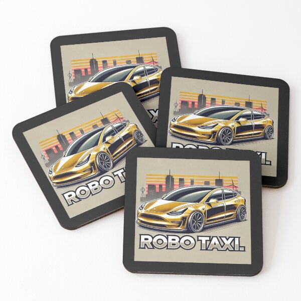 Item preview, Tesla robo taxi designed and sold by TEEJAMBOREE.