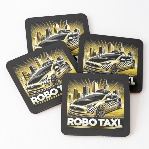 Item preview, Tesla robo taxi designed and sold by TEEJAMBOREE.