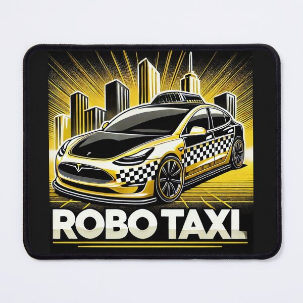 Item preview, Tesla robo taxi designed and sold by TEEJAMBOREE.