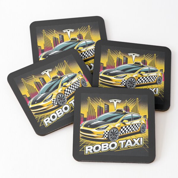 Item preview, Tesla robo taxi designed and sold by TEEJAMBOREE.