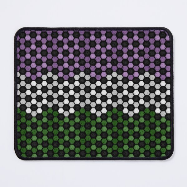 Item preview, Seamless Football Pattern in Genderqueer Pride Flag Colors designed and sold by LiveLoudGraphic.