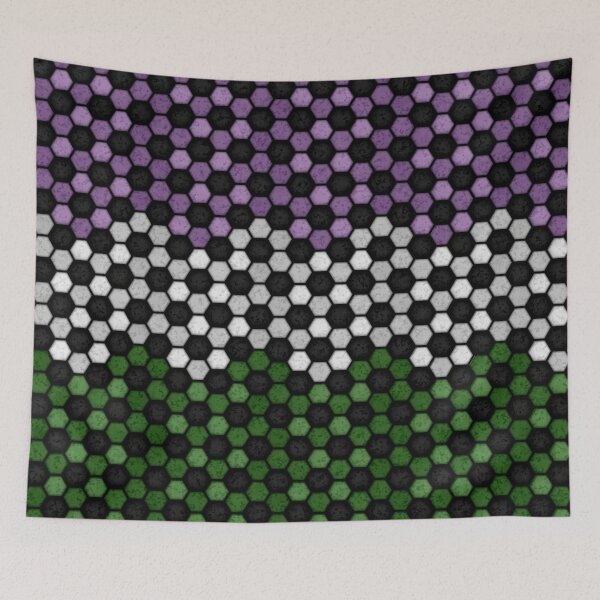 Item preview, Seamless Football Pattern in Genderqueer Pride Flag Colors designed and sold by LiveLoudGraphic.