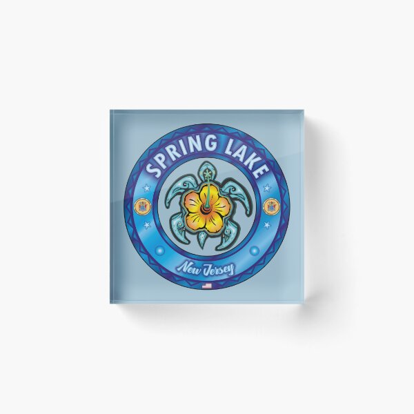 Item preview, Spring Lake Beach NJ sea turtle hibiscus designed and sold by studioss76.