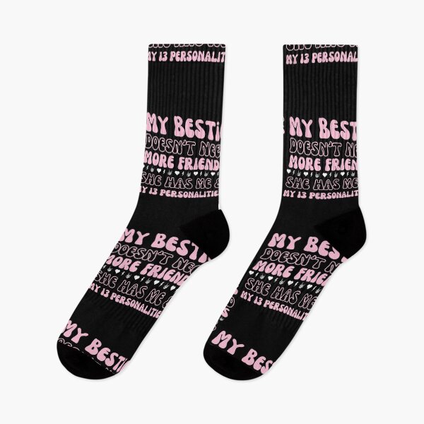 Item preview, My Bestie Doesn't Need More Friends She Has Me Funny designed and sold by Run to Creations.