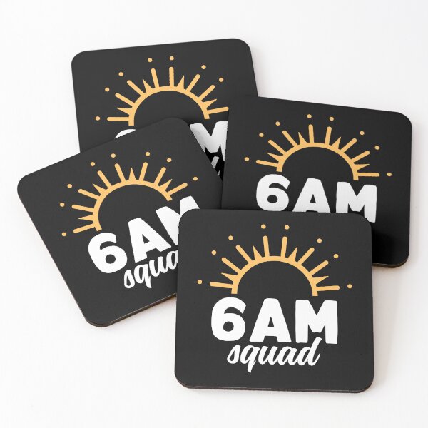Item preview, 6AM Squad – Sunrise Fitness Motivation designed and sold by Sculpted Tees.