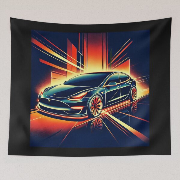Item preview, Tesla robo taxi designed and sold by TEEJAMBOREE.