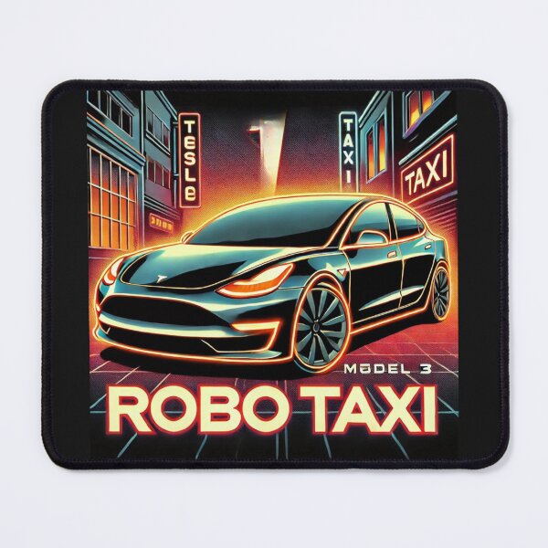 Item preview, Tesla robo taxi designed and sold by TEEJAMBOREE.