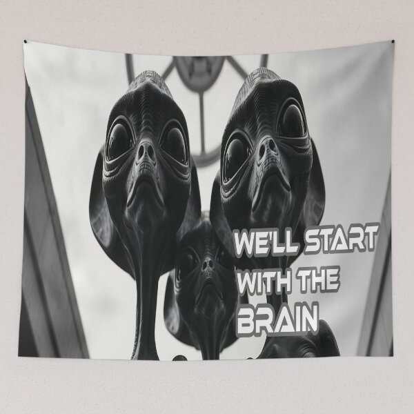 Item preview, We'll Start With The Brain designed and sold by Surreallytee.