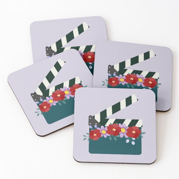 Item preview, Movie clapper board and Flowers designed and sold by AlginaPugachova.