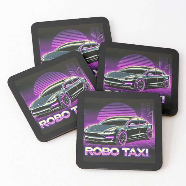 Item preview, Tesla robo taxi designed and sold by TEEJAMBOREE.