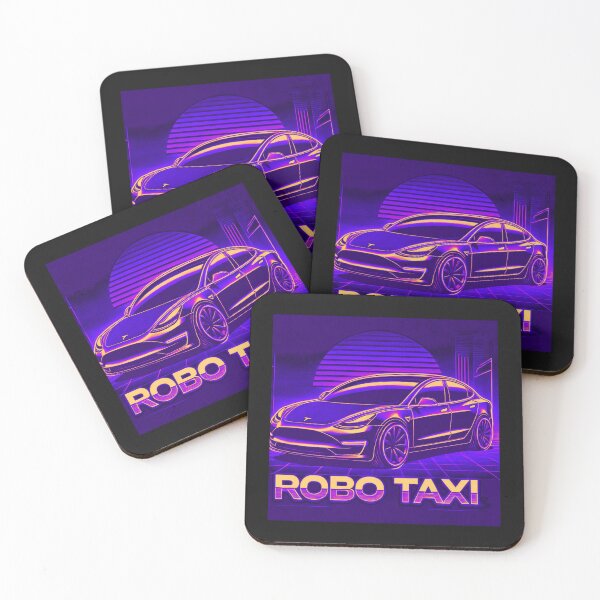 Item preview, Tesla robo taxi designed and sold by TEEJAMBOREE.