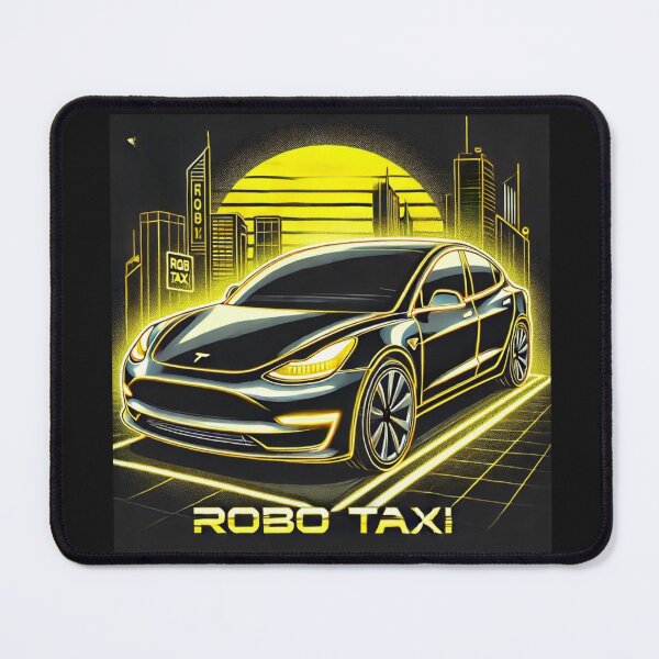 Item preview, Tesla robo taxi designed and sold by TEEJAMBOREE.