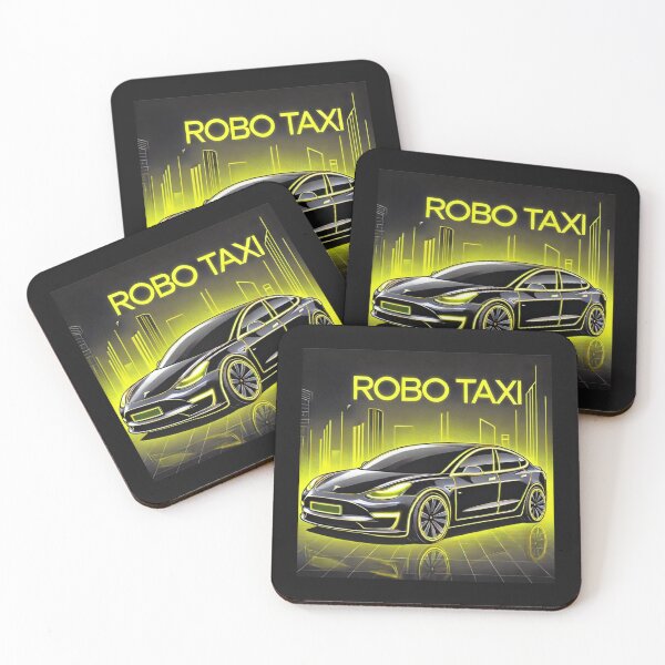 Item preview, Tesla robo taxi designed and sold by TEEJAMBOREE.