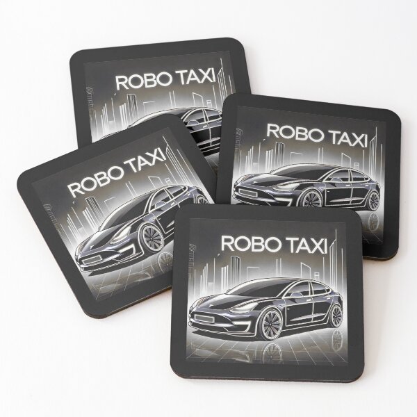Item preview, Tesla robo taxi designed and sold by TEEJAMBOREE.