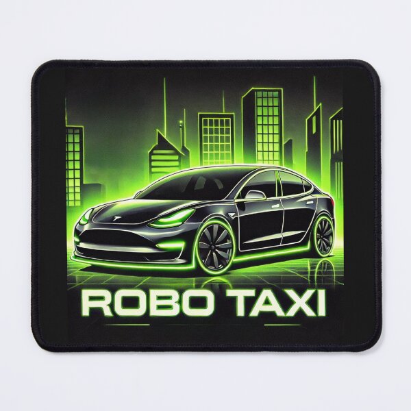 Item preview, Tesla robo taxi designed and sold by TEEJAMBOREE.