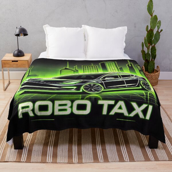 Item preview, Tesla robo taxi designed and sold by TEEJAMBOREE.