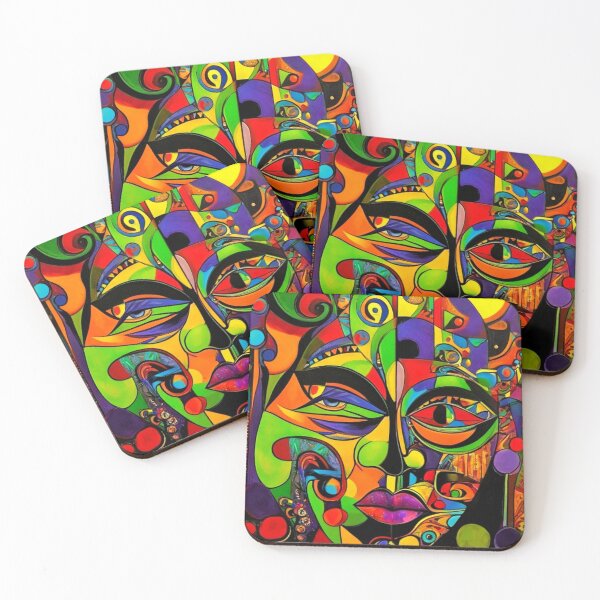 Item preview, Abstract Face Art designed and sold by TheDarkWardrobe.