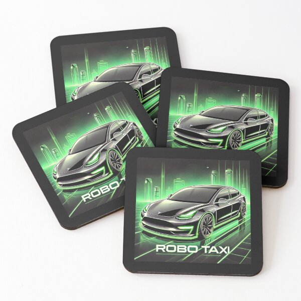 Item preview, Tesla robo taxi designed and sold by TEEJAMBOREE.