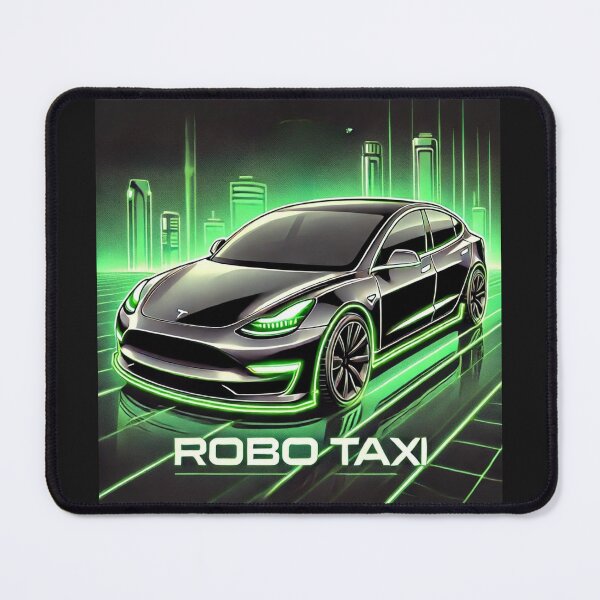 Item preview, Tesla robo taxi designed and sold by TEEJAMBOREE.