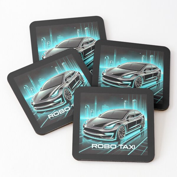 Item preview, Tesla robo taxi designed and sold by TEEJAMBOREE.