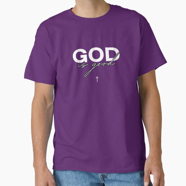 Item preview, God Is Good - Minimalist Faith Graphic Tee designed and sold by On-The-Brink.