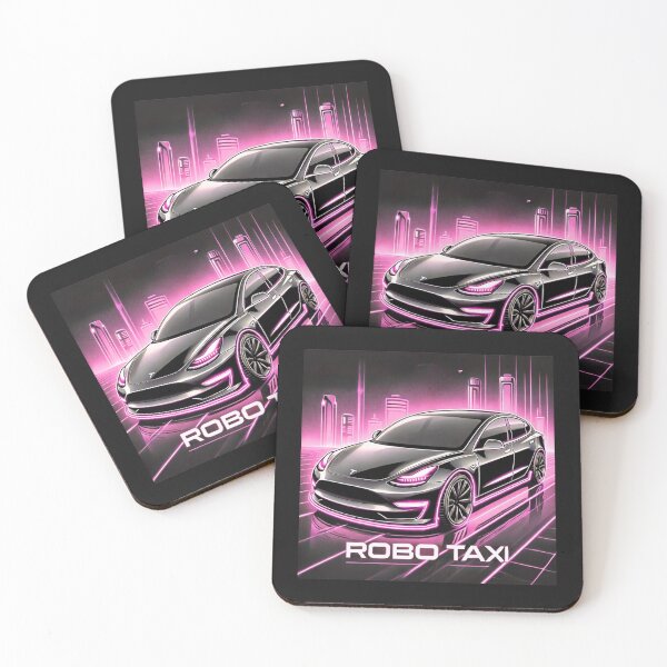 Item preview, Tesla robo taxi designed and sold by TEEJAMBOREE.