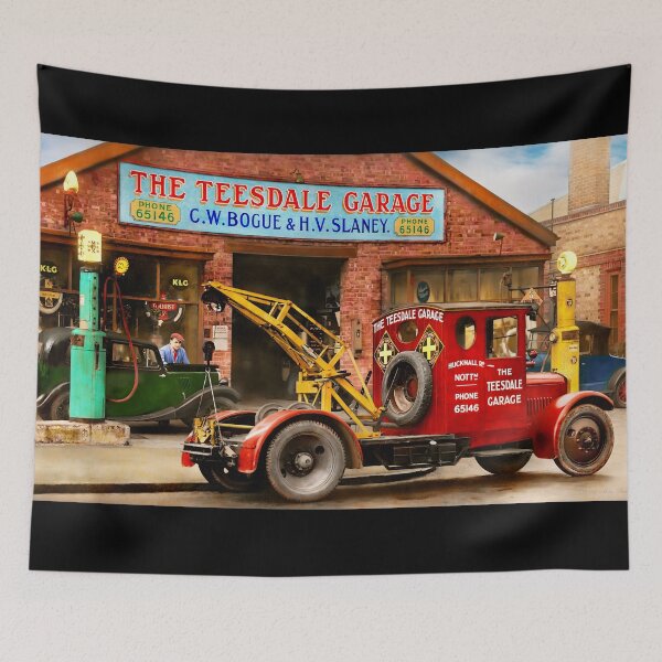 Item preview, Garage - The Teesdale Garage 1930 designed and sold by Mike Savad Photography.
