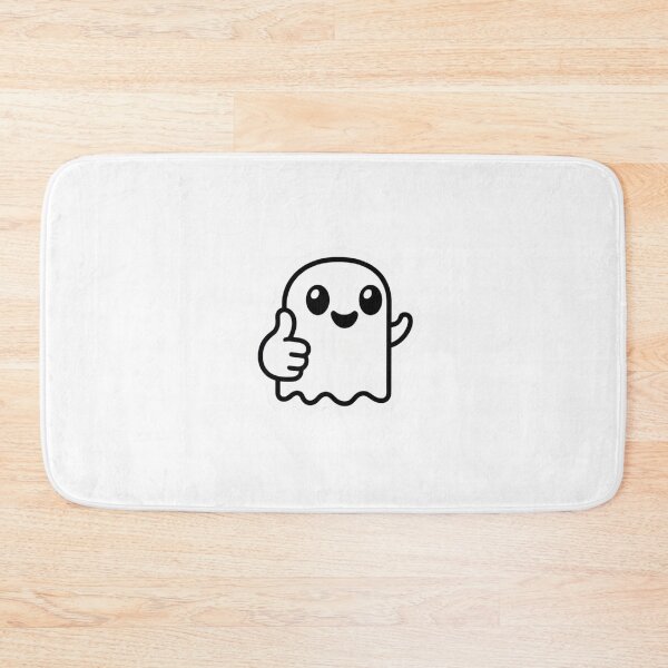 Item preview, cute minimalistic ghost thumbs up designed and sold by Cute World.