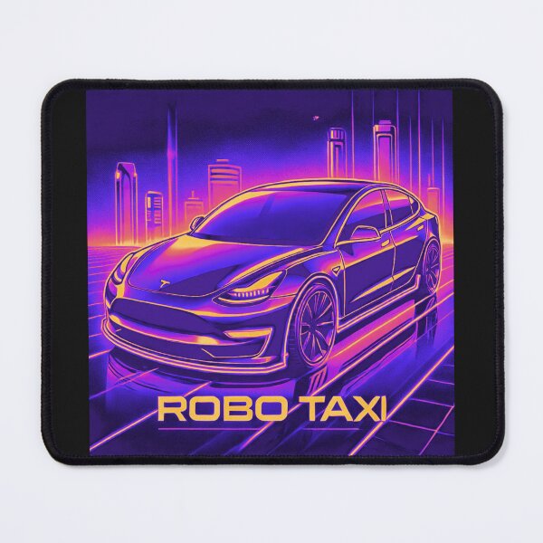 Item preview, Tesla robo taxi designed and sold by TEEJAMBOREE.