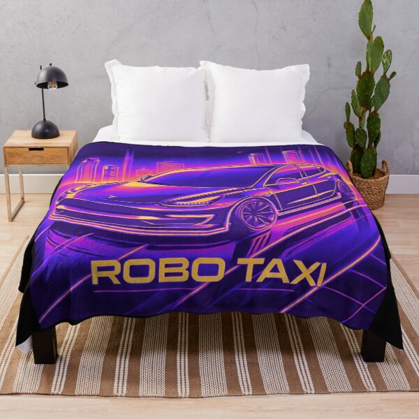 Item preview, Tesla robo taxi designed and sold by TEEJAMBOREE.