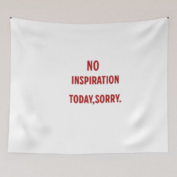 Item preview, No inspiration today, sorry designed and sold by elartis.