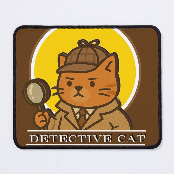 Item preview, Detective Cat – Cute Vintage Cat Investigator Art designed and sold by Puretrendsetter.